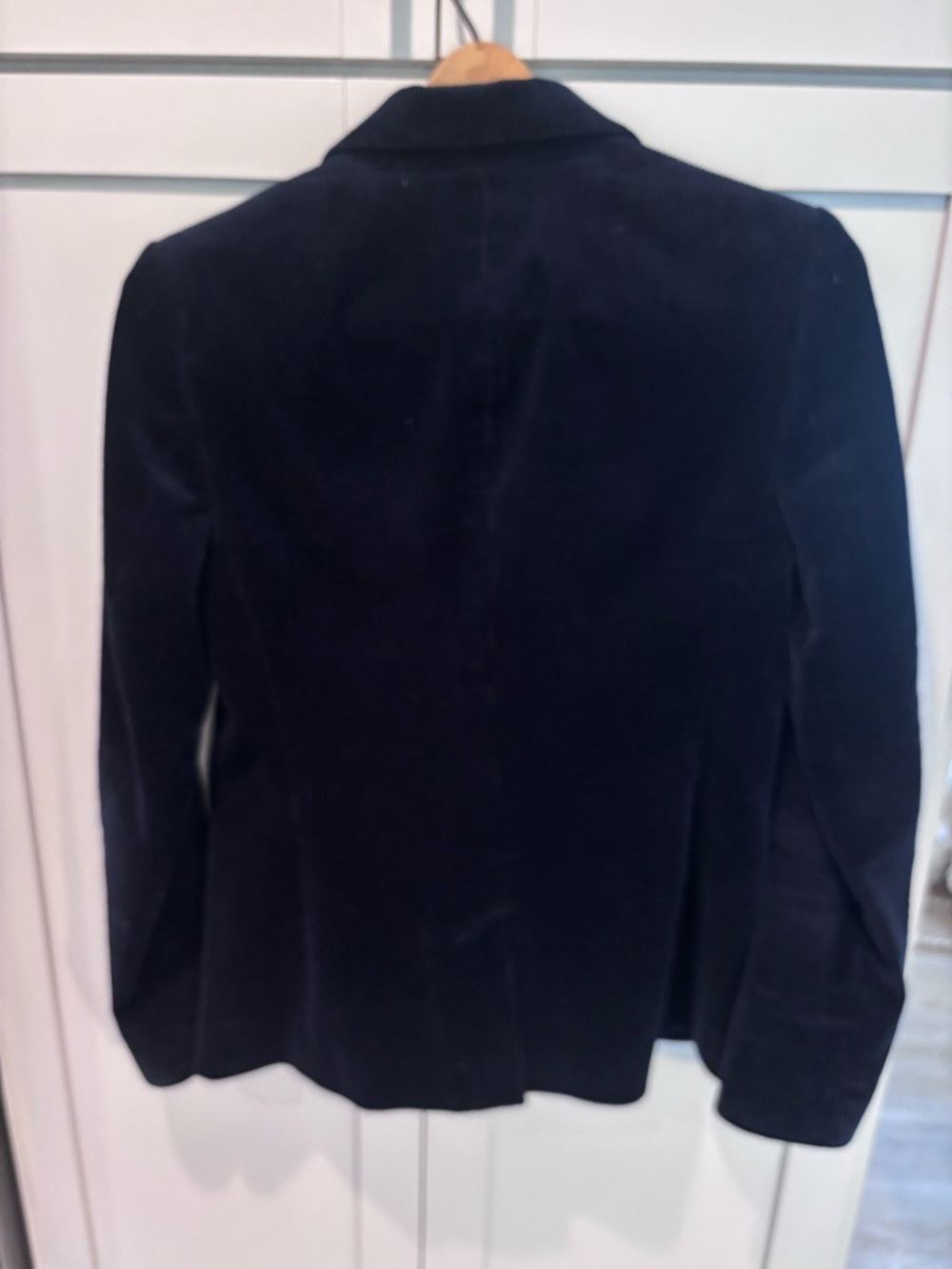 Ralph Lauren Navy Corduroy Blazer with Embroidered Crest - Picture 4 of 4
